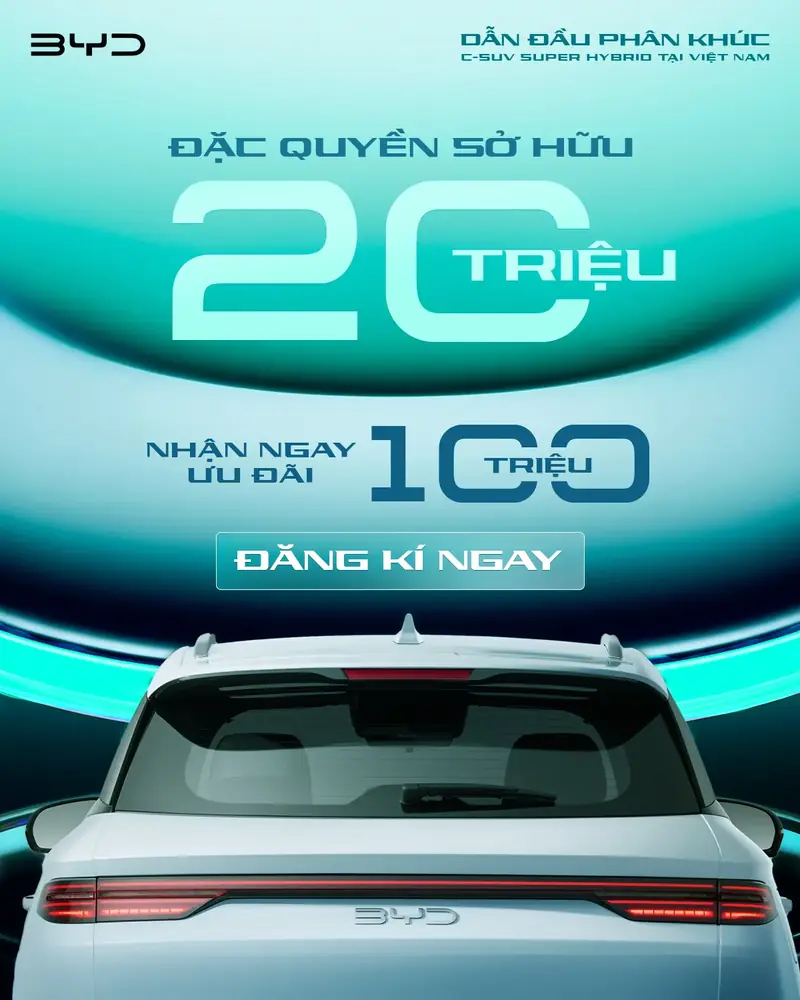 Ảnh chương trình Đặc quyền tiên phong BYD Sealion 5 của BYD Việt Nam