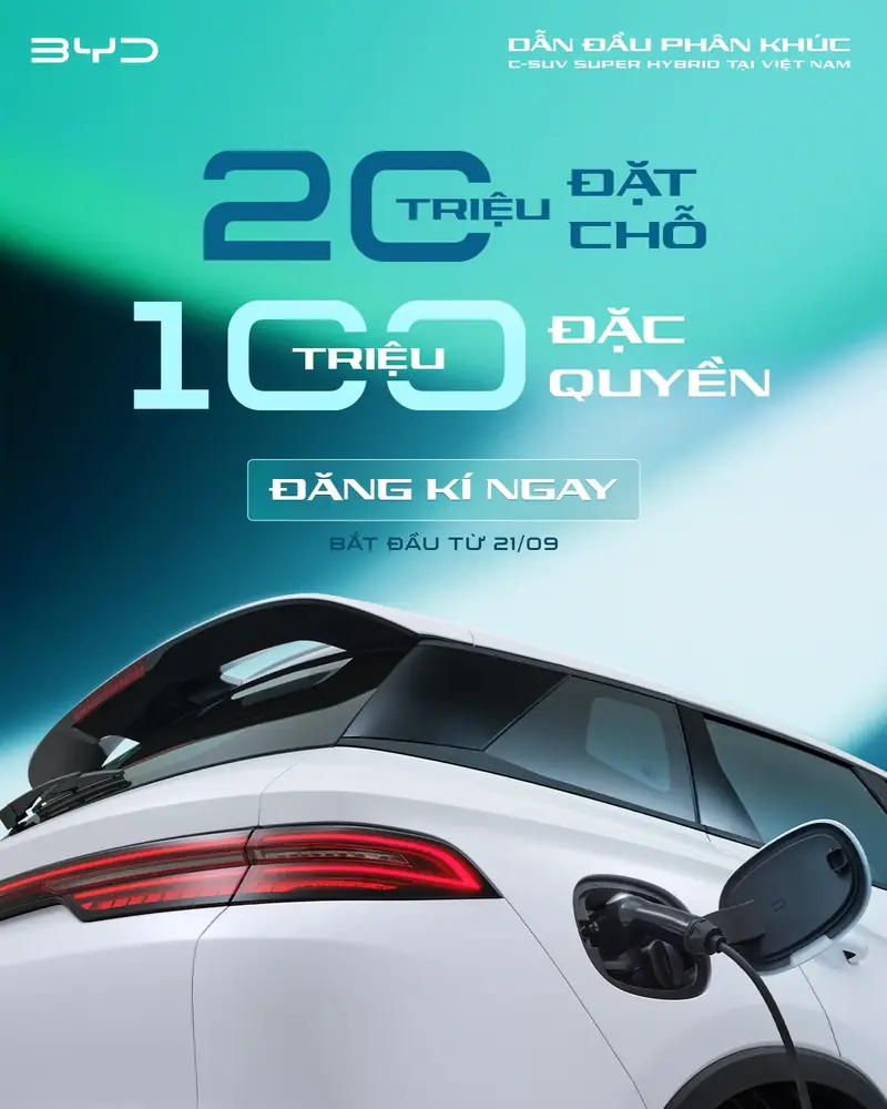 Ảnh chương trình Đặc quyền tiên phong BYD Sealion 5 của BYD Việt Nam